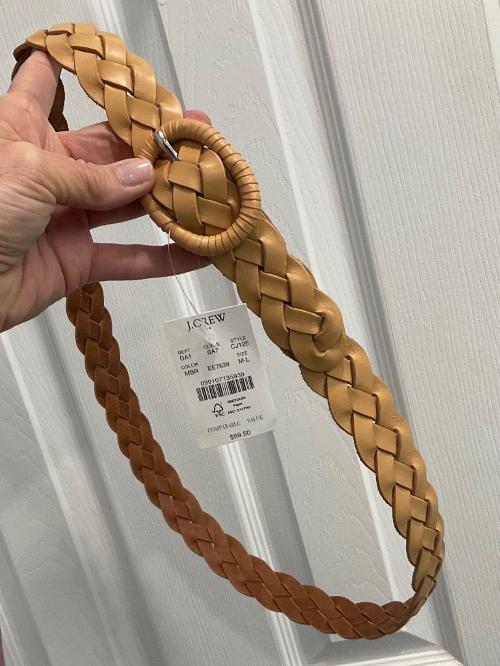 J. Crew Braided Belt